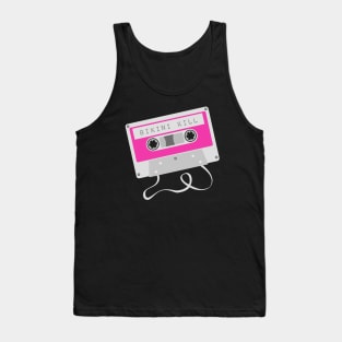 Bikini Kill Riot Grrrl White Cassette Tank Top